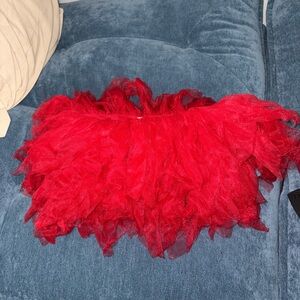 Spirit Vibrant Red TuTu Skirt